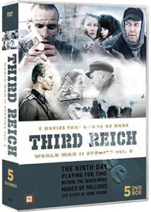 Third Reich - WWII Stories |Volume 3 | Der neunte Tag / Playing for Time / Within the Whirlwind / Die Flucht / The Diary of Anne Frank /   | The Ninth Day / Playing for Time / Within the Whirlwind / March of Millions / The Diary of Anne F DVD